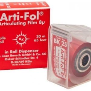 Artikulációs fólia 8u Bausch piros kétoldalas BK25 (028025/)