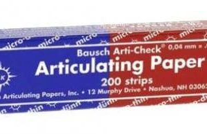 Artikulációs papír 40u Bausch kék/piros BK80 (028019/)