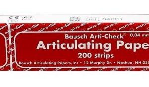 Artikulációs papír 40u Bausch piros BK10 (028010/)