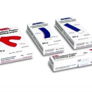Artikulációs papír 80u Hanel kék/piros U alakú 480364  (007080/)