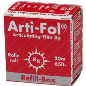 Artikulációs fólia 8u Bausch piros kétoldalas BK1025 refill. (028125/)