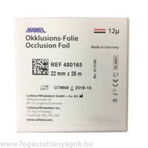 Occlu. Fólia Hanel  12u 22mm piros/fekete 480165 (007060/)