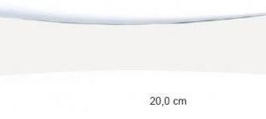 Gipszkeverő spatula fém 20 cm hajlított (31-31)