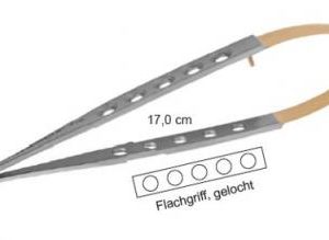 Micro olló TC hajlított 17 cm (19-23B)
