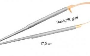 Micro olló TC hajlított 17 cm (40-48B)