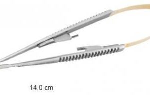 Tűfogó Castroviejo TC hajlított 14 cm (20-29)