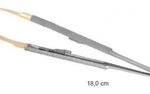 Tűfogó Castroviejo-Gomel TC egyenes 18 cm (20-20)
