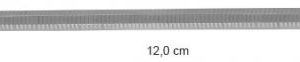 Tükörnyél 12 cm 8 szögletű recézett (23-9)