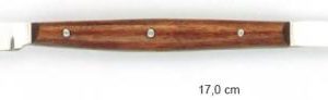 Viaszkés kétvégű sima 17 cm (31-25)
