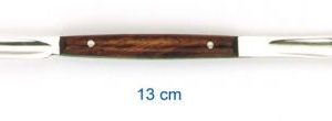Viaszkés kétvégű vájt 13 cm (31-24)
