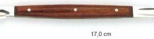 Viaszkés kétvégű vájt 17 cm (31-23)