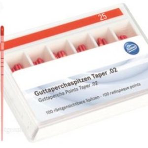 GP02025 Komet guttapercha points 02 25
