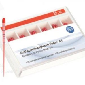 GP04025 Komet guttapercha points 04 25
