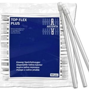 Nyálszívó TOP FLEX PLUS transzparens 100db (SALEA03-AKZ-TR-C44)