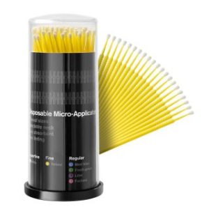 Applikátor TOP STICKS fein sárga 100db (MICAP25-AKZ-YE-FNE)