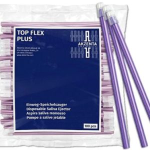 Nyálszívó TOP FLEX PLUS lila 100db (SALEA03-AKZ-LI-C44)