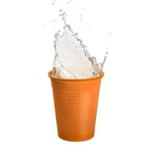 Pohár műanyag 100db orange (CUPDP14-AKZ-HO-L01)