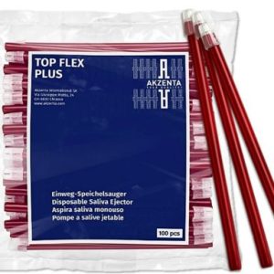 Nyálszívó TOP FLEX PLUS burgundi 100db (SALEA03-AKZ-BU-C44)