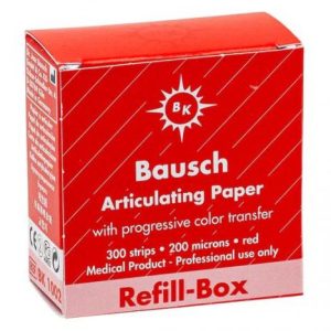 Artikulációs papír 200u Bausch ut. piros BK1002 (028102/)