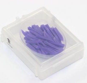 Műanyag ék "L" lila 100db PW01L