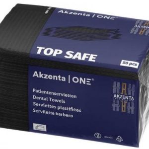 Nyálkendő hajtogatott TOP SAFE BLACK 500db (PATCW15-AKZ-BK-C35)