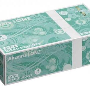 Kesztyű S Nitril Akzenta One emerald green 100 db (GLOBN30-AKZ-EG-S01)