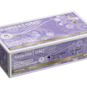 Kesztyű XS Nitril Akzenta One lila 100 db (GLOBN34-AKZ-LI-XS1)
