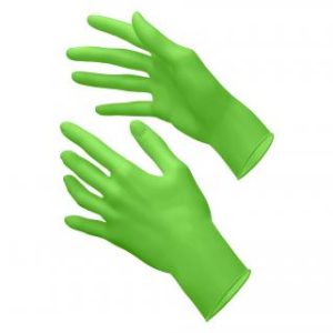Kesztyű S Nitril Akzenta One Mamba green 100 db (GLOBN34-AKZ-MG-S01)