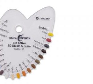 HC cre-act. Shade Guide 2D Stains