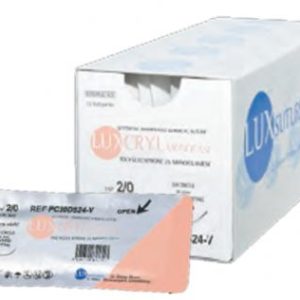 LUXCRYL MONOFAST HR22 22mm 4/0 75 cm Violet (PC40HR22)