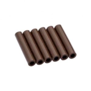 PDT Aloha Cassette ID Tubes (Bag of 6) - Coffee Brown (T020-BRN)