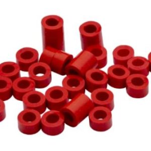 PDT Aloha Color-Code Rings (Bag of 50) - Coral Red (T022-RED)