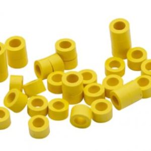 PDT Aloha Color-Code Rings (Bag of 50) - Sunshine Yellow (T022-YLW)